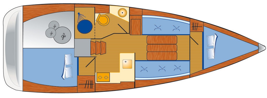 YachtABC - Antonija - Croatia - Sun Odyssey 349 - 2 cab.
