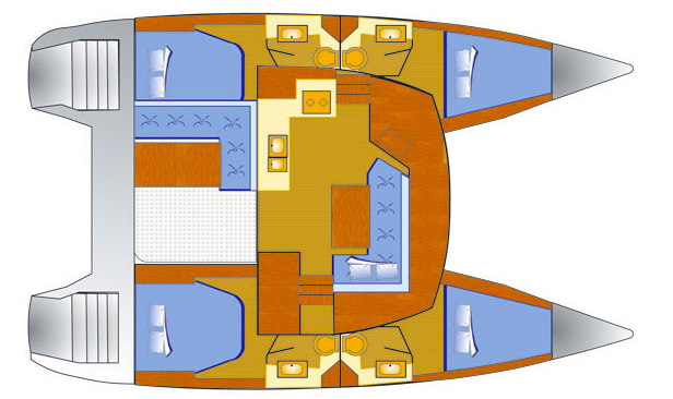 YachtABC - Luna Rosa II - Croatia - Fountaine Pajot Lucia 40