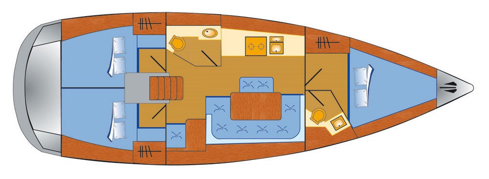 YachtABC - Maestral - Croatia - Bavaria Cruiser 41 - 3 cab.
