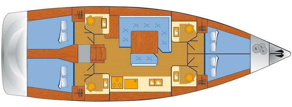 YachtABC - Horizon - Croatia - Sun Odyssey 479 - 4 cab.
